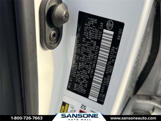 2020 Toyota Camry SE Nightshade