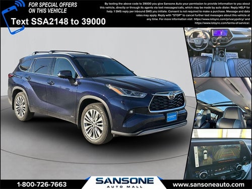 2025 Toyota Highlander Hybrid Platinum