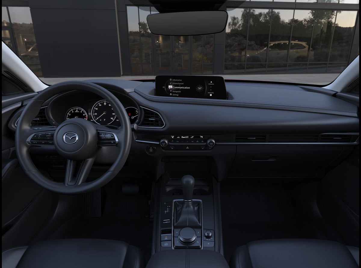 2026 Mazda CX-30 interior dashboard and front seating