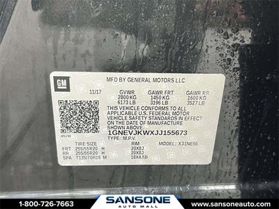 2018 Chevrolet Traverse Premier