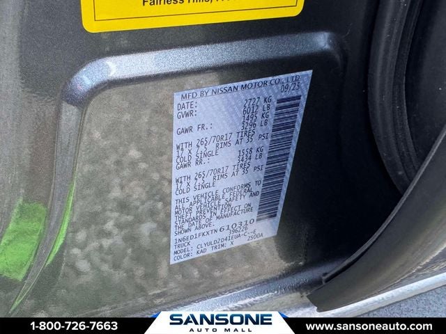 2026 Nissan Frontier PRO-4X