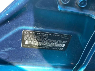 2017 Mitsubishi Mirage SE
