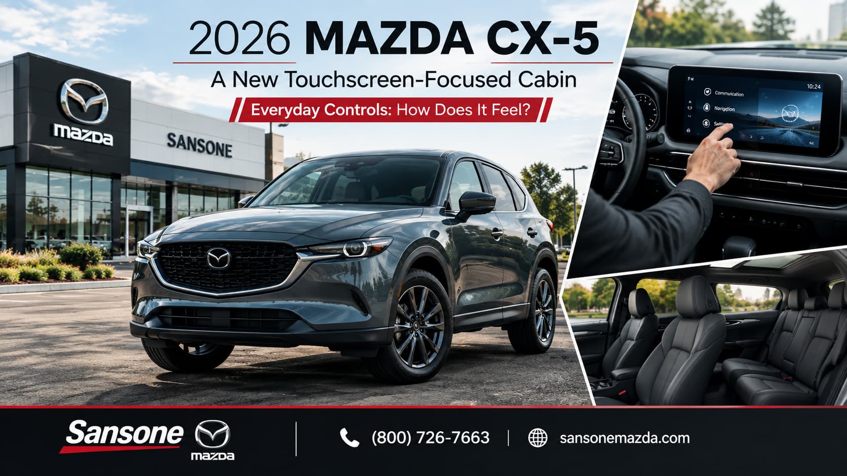 2026 Mazda CX-5 touchscreen