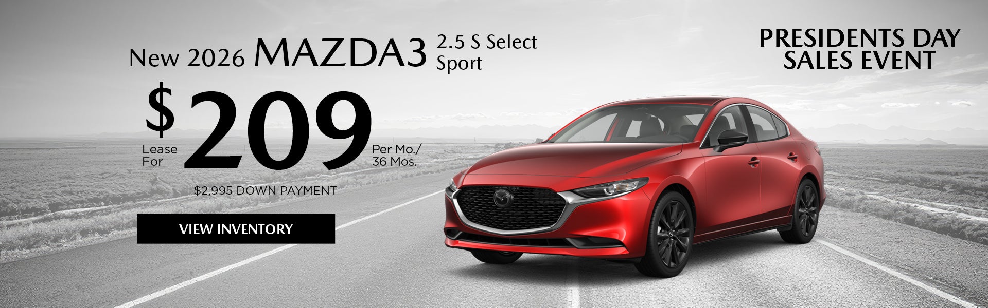 New 2026 MAZDA3 2.5 S Select Sport