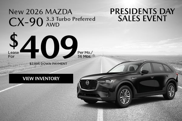 New 2026 Mazda CX-90 3.3 Turbo Preferred AWD
