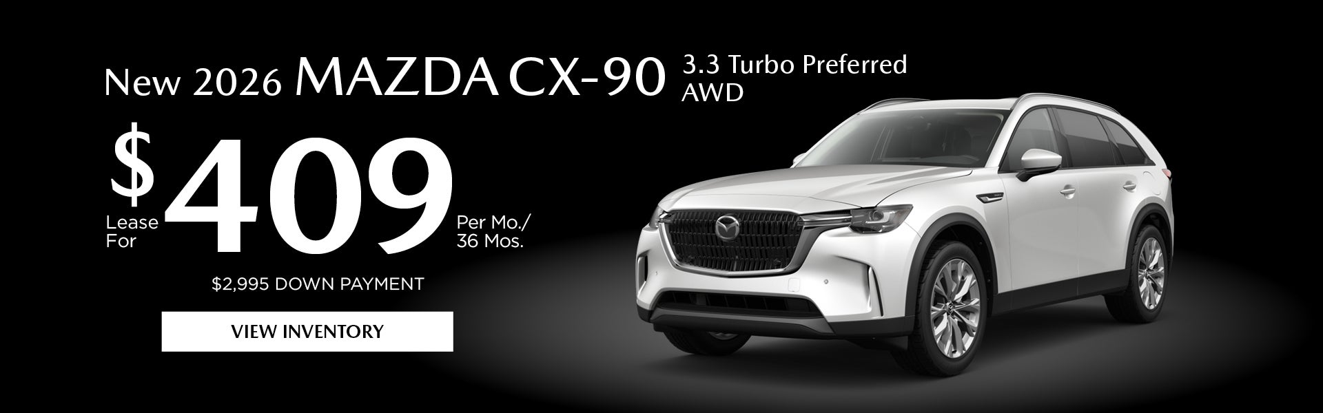 New 2026 Mazda CX-90 3.3 Turbo Preferred AWD