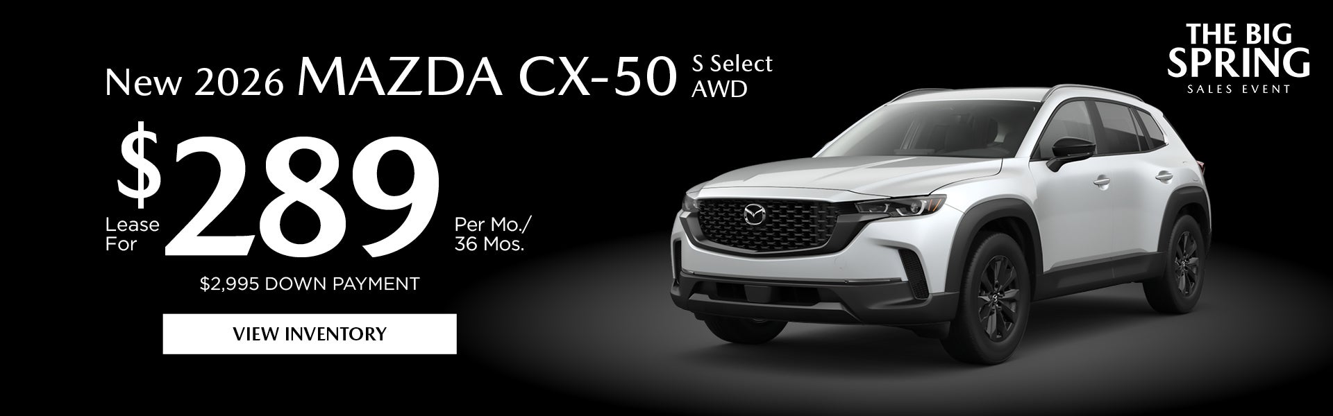 New 2026 Mazda CX-50 S Select AWD