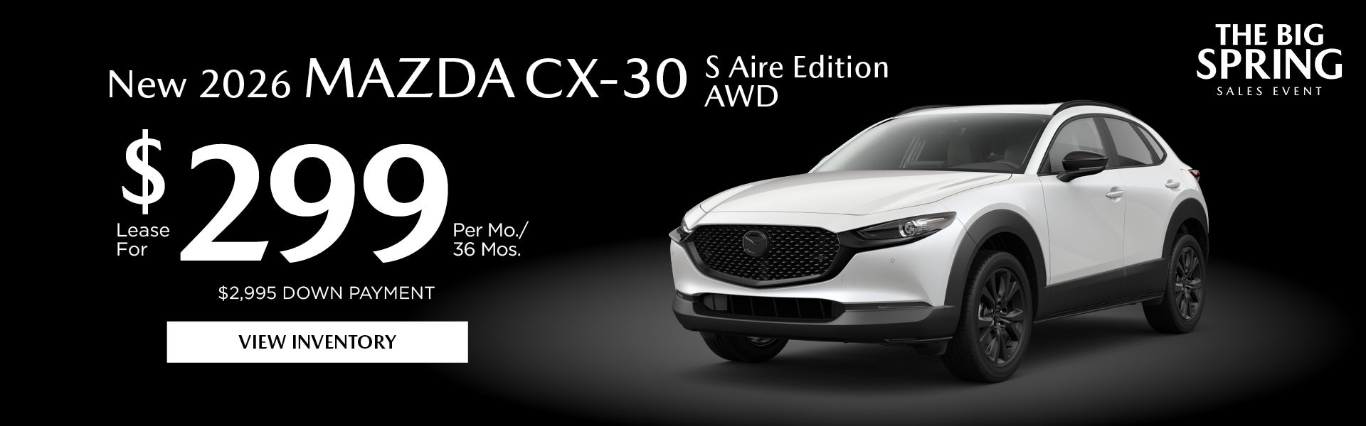 New 2026 Mazda CX-30 S Aire Edition AWD