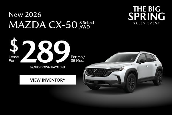 New 2026 Mazda CX-50 S Select AWD