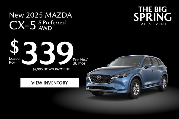 New 2025 Mazda CX-5 S Preferred AWD