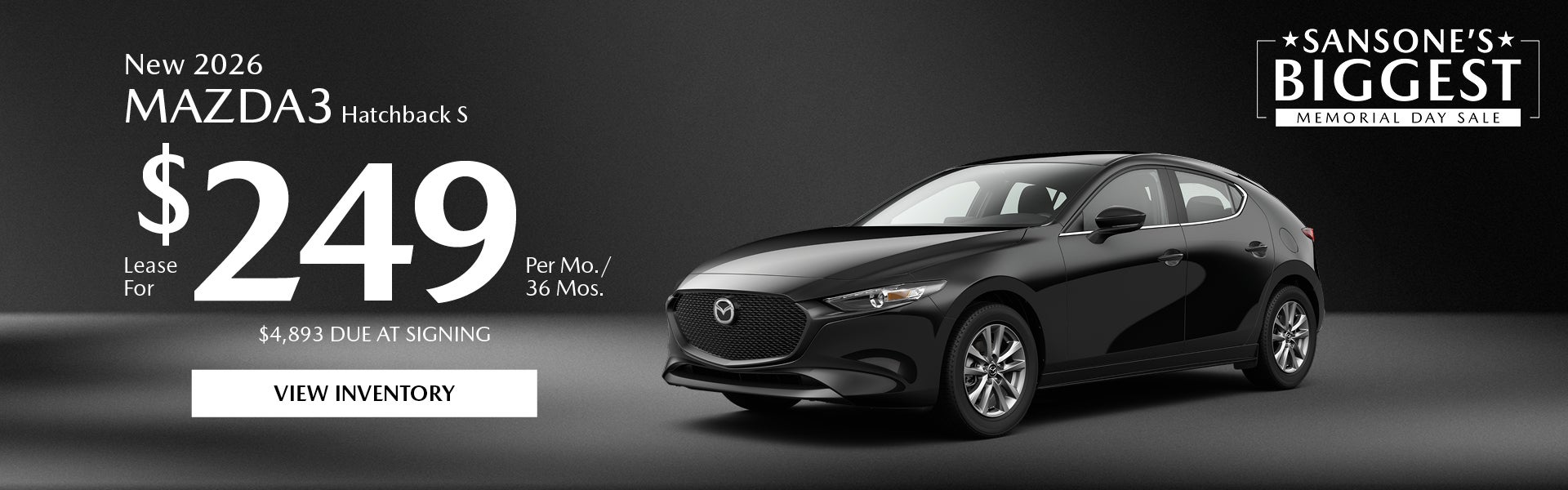 New 2026 Mazda3 Hatchback S