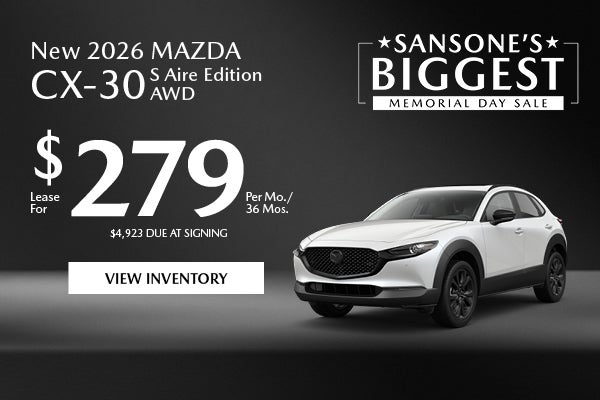 New 2026 Mazda CX-30 S Aire Edition AWD