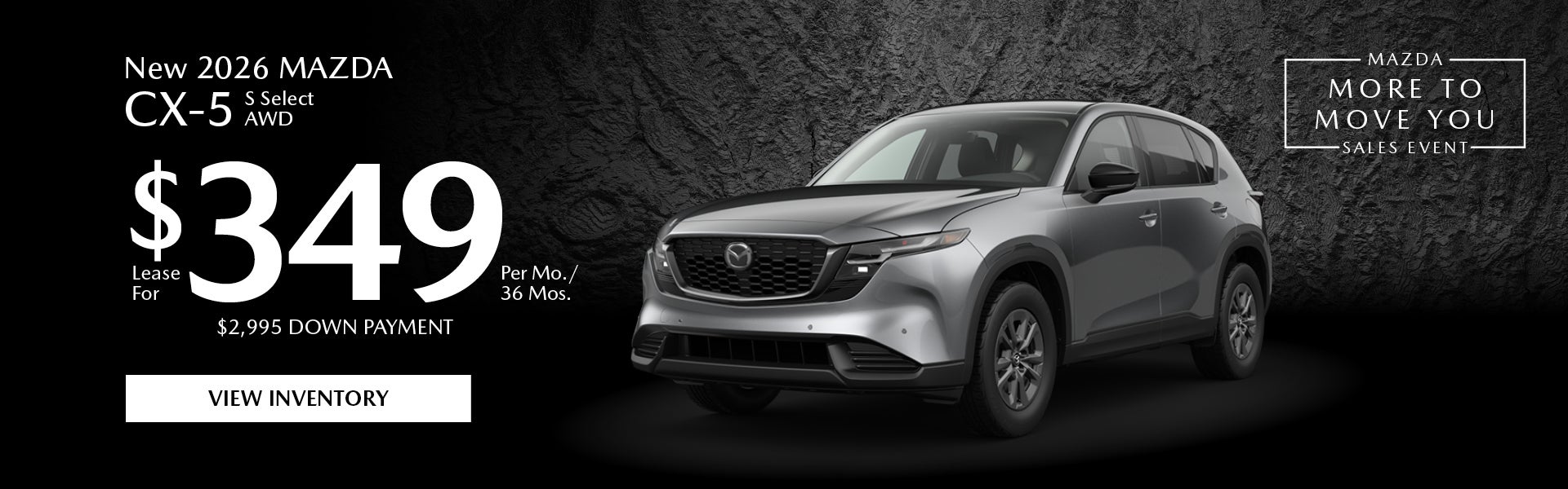 New 2026 Mazda CX-5 S Select AWD