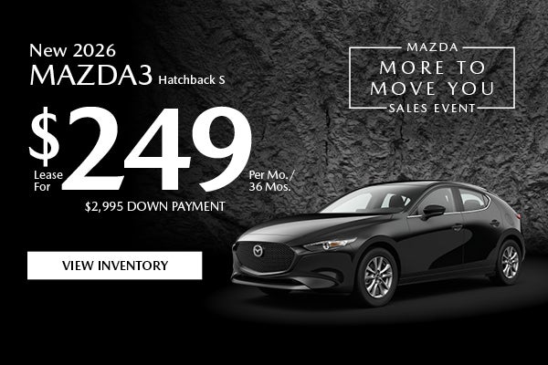 New 2026 Mazda3 Hatchback S