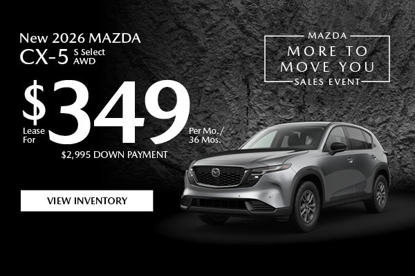 New 2026 Mazda CX-5 S Select AWD
