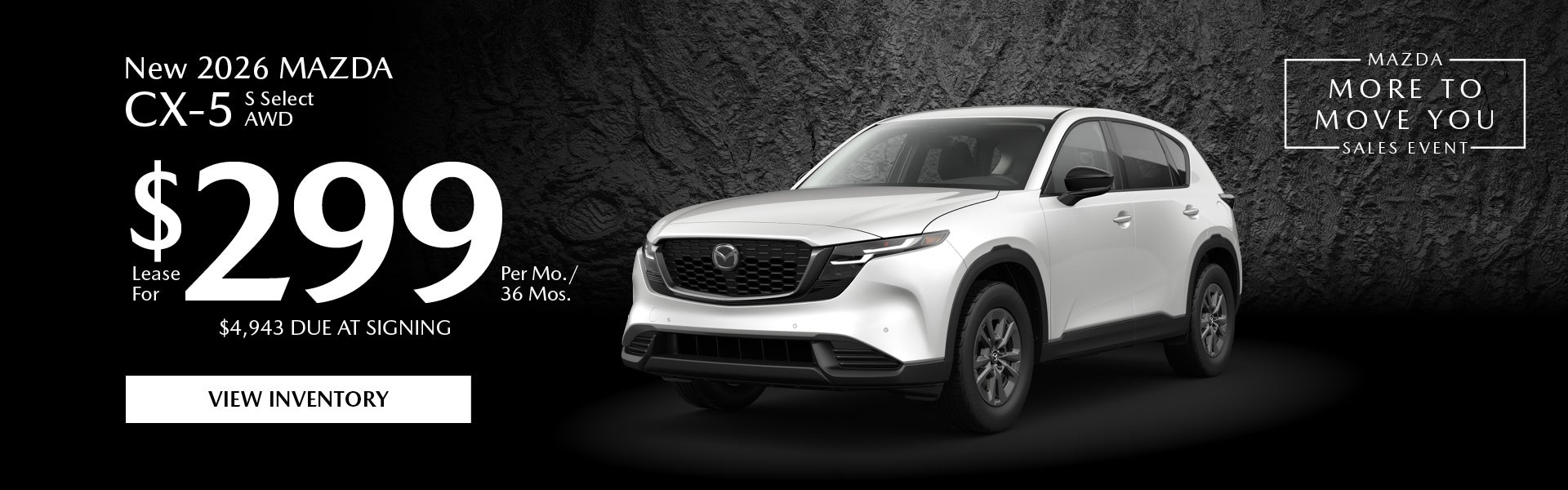 New 2026 Mazda CX-5 S Select AWD