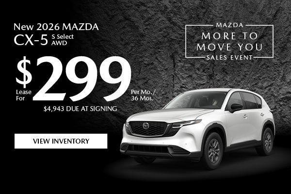 New 2026 Mazda CX-5 S Select AWD