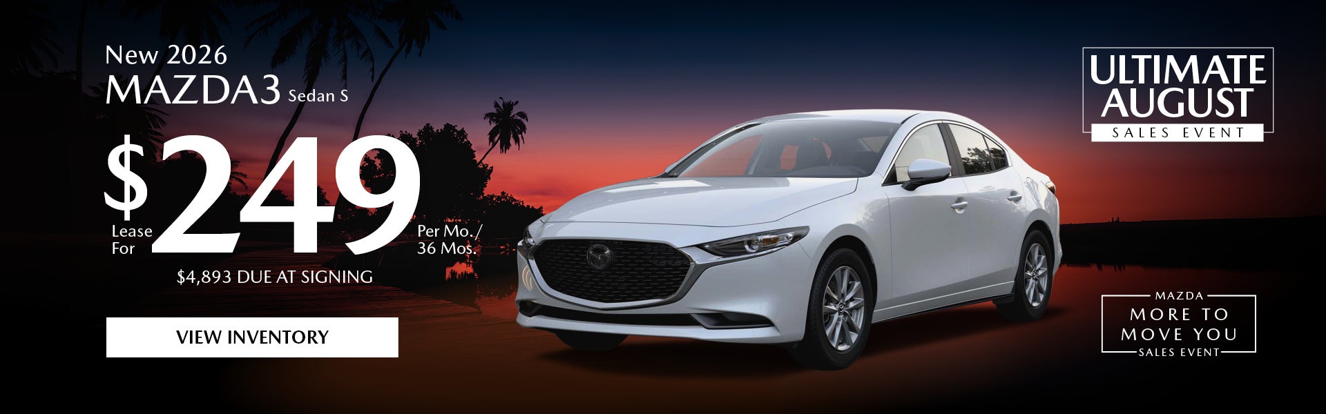 New 2026 Mazda3 Sedan S 