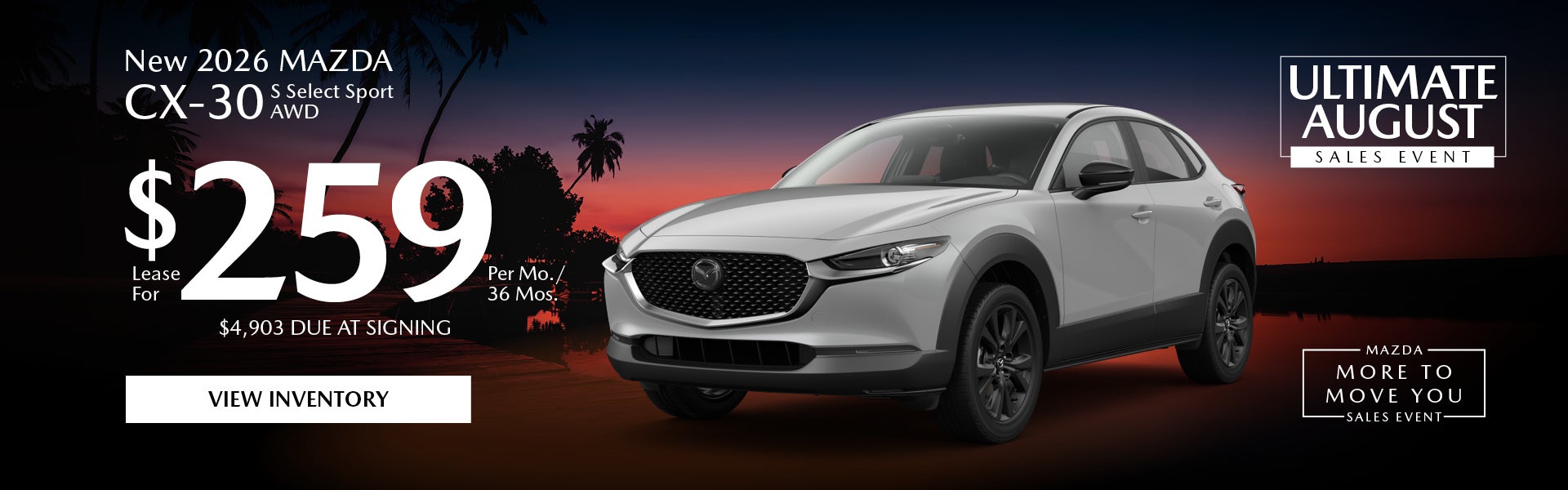 New 2026 Mazda CX-30 S Select Sport AWD