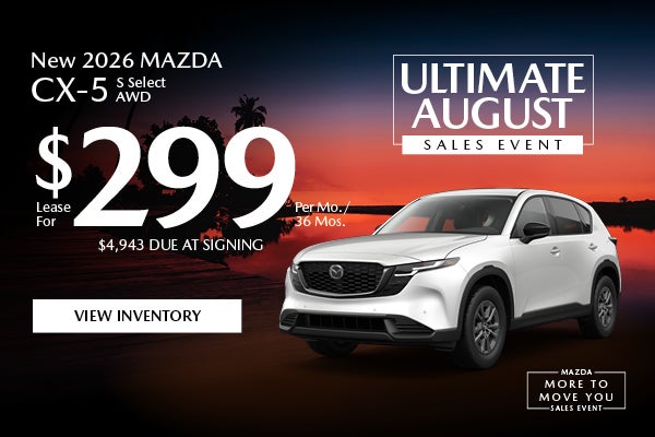 New 2026 Mazda CX-5 S Select AWD