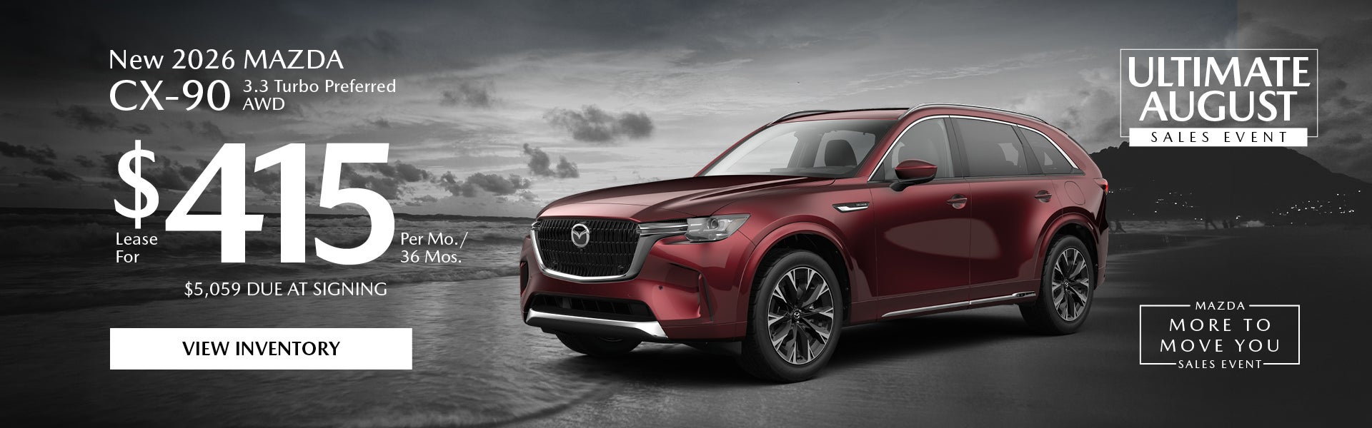 New 2026 Mazda CX-90 3.3 Turbo Preferred AWD