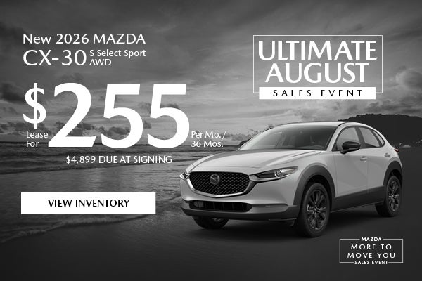 New 2026 Mazda CX-30 S Select Sport AWD
