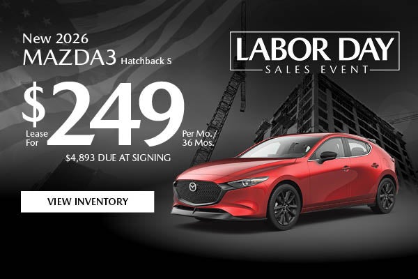 New 2026 Mazda3 Hatchback S