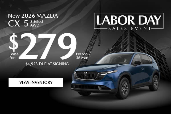 New 2026 Mazda CX-5 S Select AWD