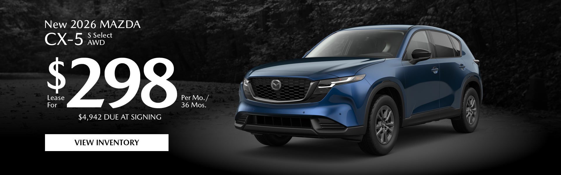 New 2026 Mazda CX-5 S Select AWD
