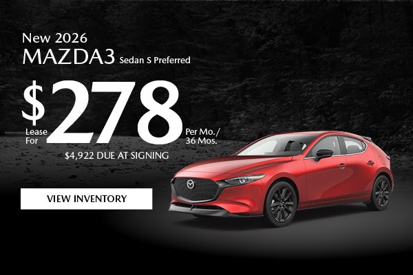 New 2026 Mazda3 Sedan S Preferred