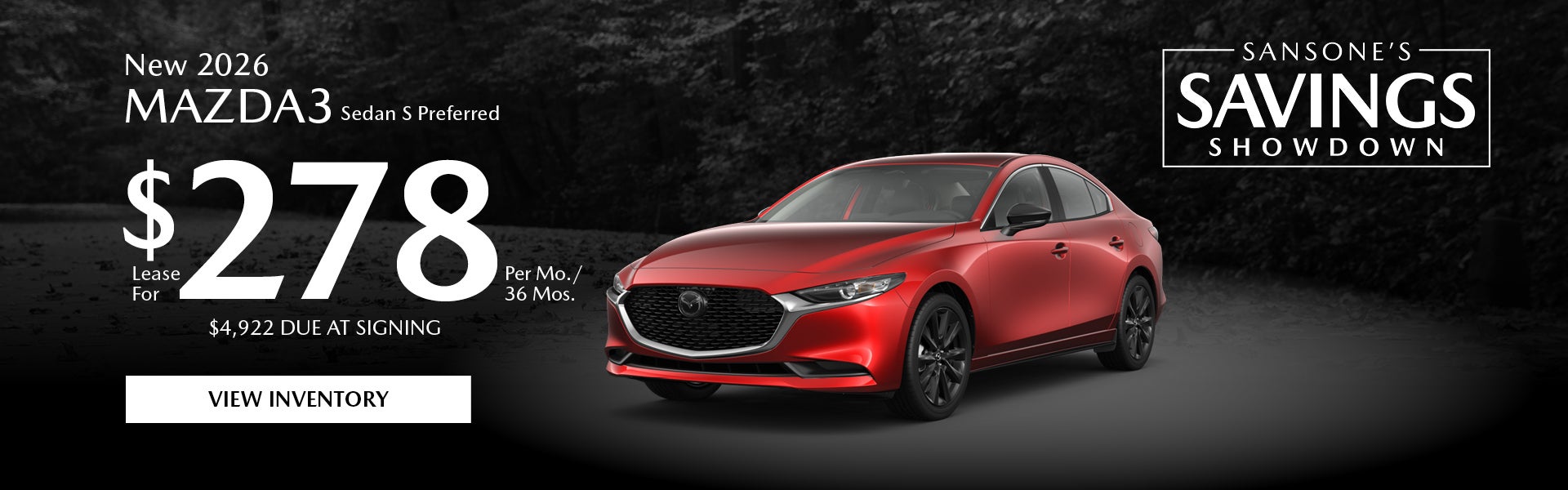 New 2026 Mazda3 Sedan S Preferred
