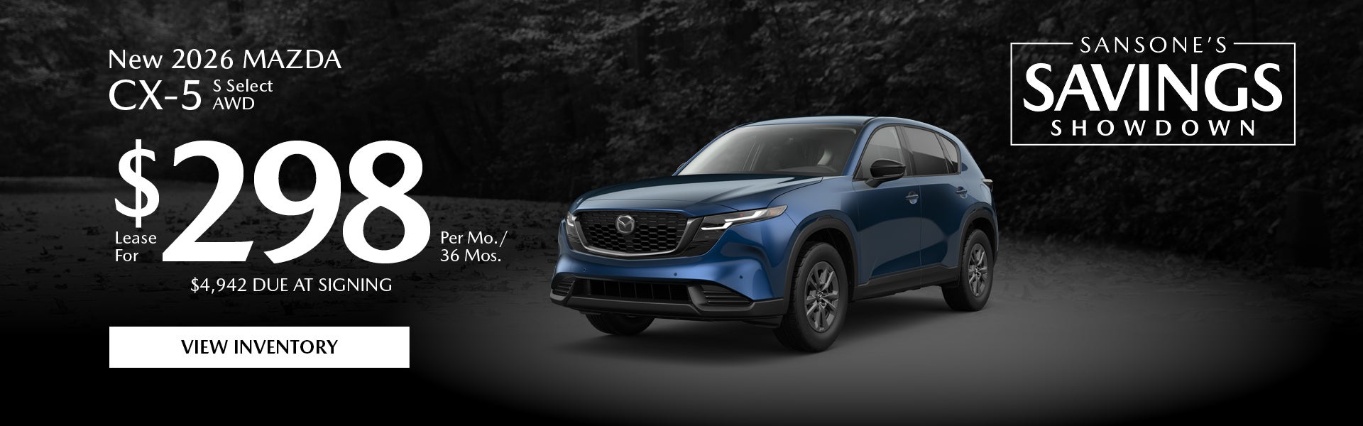 New 2026 Mazda CX-5 S Select AWD