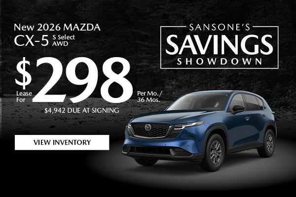 New 2026 Mazda CX-5 S Select AWD