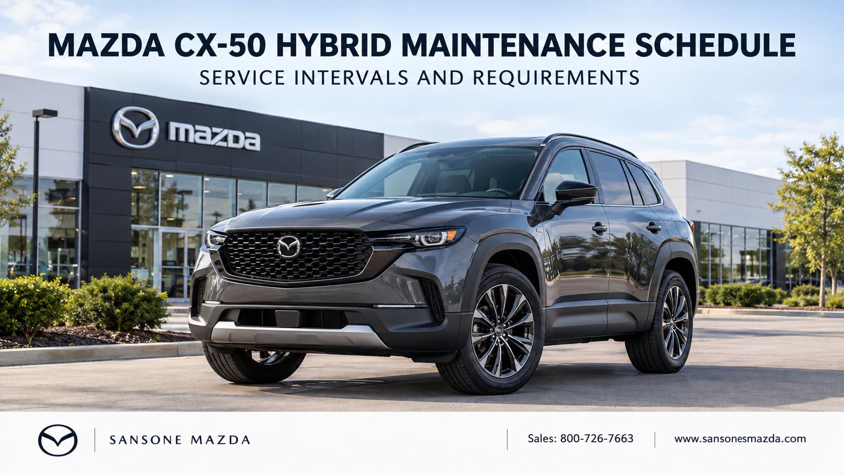 Mazda CX-50 Hybrid maintenance schedule
